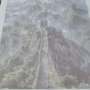 (With Frame) Paint by number 40x50cm Lukisan Kanvas DIY Paint