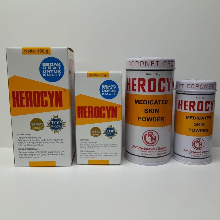 Herocyn bedak obat untuk kulit 50gr/150gr bpom Powder