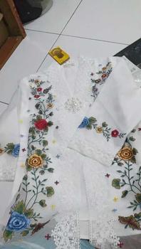 Product Review of 1514 kebaya rompi organdi alexuez premium brukat /kebaya encim bordir from d**1 1