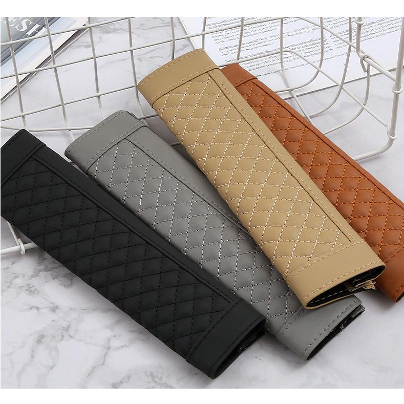 1Pcs Sarung Sabuk Pengaman Car Mobil Bahan Kulit PU HM071 XOBOX 4