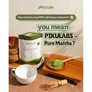 OFFICIAL STORE - PikuLabs Pure Matcha Powder 100gr | 100% Pure, No Additives
