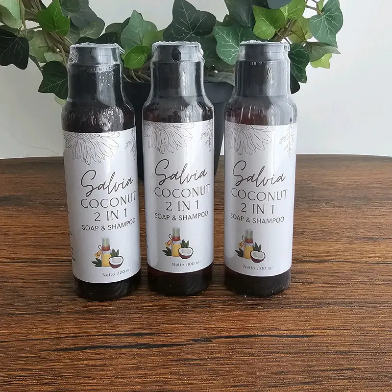 Sabun Shampo 2 in 1 Salvia Coconut Oil 100% | Sabun Organik Cair Sabun Anak Autis Sabun Non Alergen 1