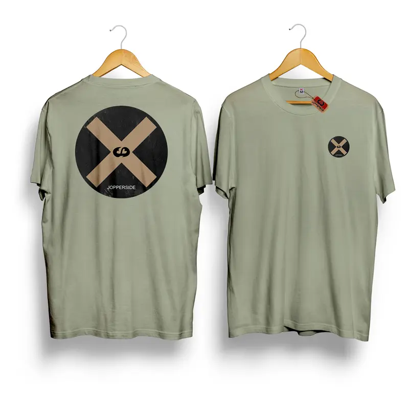 Jopperside kaos pria katun combed original distro premium ts436DB circle x 7