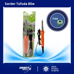 SOLDER Tofuda 80w + Timah/ SOLDER 40w Ellka dan Kayu Newpallas/Sinseki