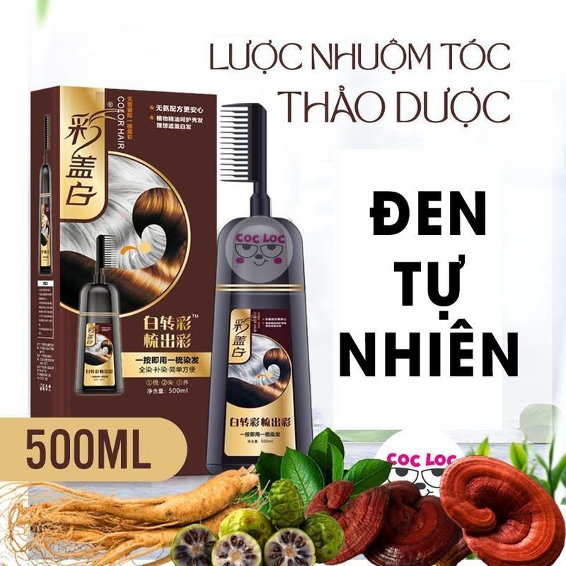 Lược Nhuộm Tóc Phủ Bạc Nâu Hạt Dẻ-Phủ Bạc Tóc Nhuộm Màu Tóc Kèm Bao Tay Unisex 500ml hiar dầu gội hoàng tử ếch rosemary oil mực nhuộm thanh hoa loreal nắp đỏ dau goilucky star thuốc nhuộm phủ bạc xịt mọc tócr dầu dầu gội hoàng tử ếch