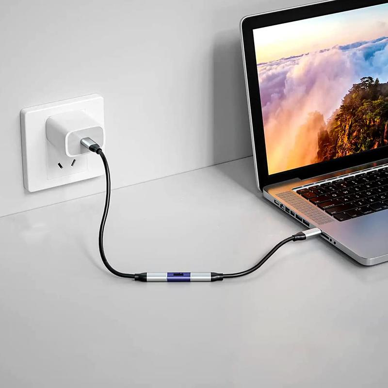 SHIWANA OTG USB Type C 4.0 Female to Female Adaptor 40Gbps 240W - SH-42 - Purple 4