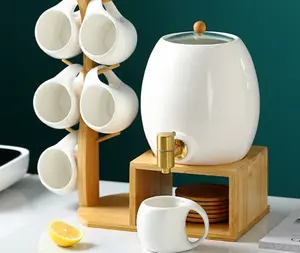 Water Jug Dispenser Keramik / Barrel / Dispenser Jus Set EB DINING