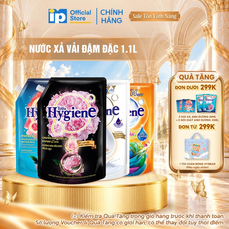 Nước Xả Vải Đậm Đặc Hygiene 1.1L (sản xuất tại VN)