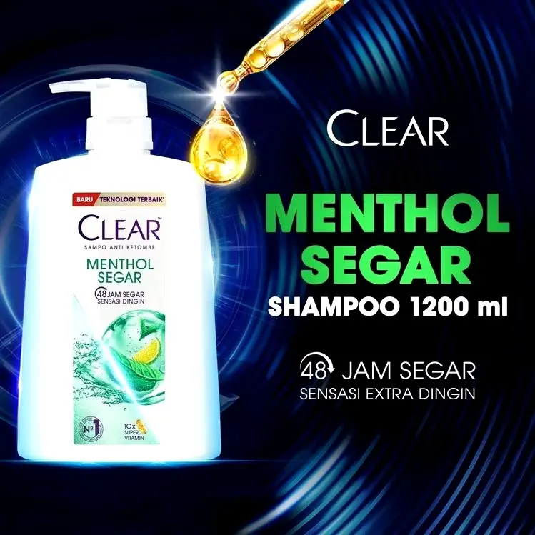 shampoo clear 1200ml jumbo size murah
