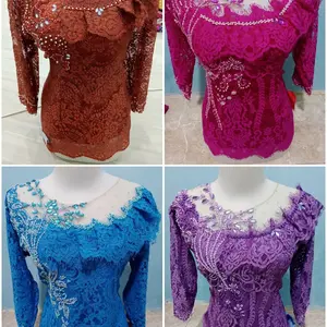 Kebaya pendek Semi Prancis model rimpel