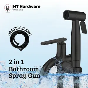 Jet Shower Toilet & Kran Air 2-in-1 Multifungsi – Kualitas Premium Gratis Selang Fleksibel HT Hardware