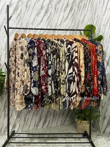 RJM - Kemeja Motif Blouse Rayon Wanita LD 120 | Atasan Wanita Rayon