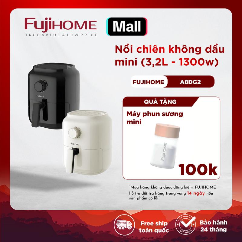 Nồi chiên không dầu 3.2 Lít nhập khẩu chính hãng Fujihome A3, nồi chiên cơ mini tiện dụng - BH 18 tháng