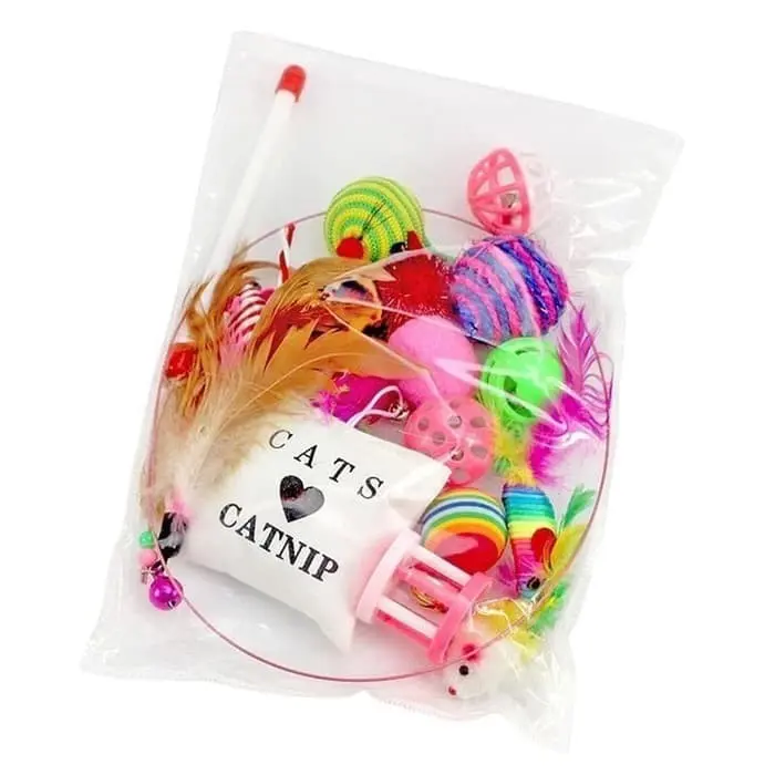 mainan kucing set isi 16pcs-RT400A
