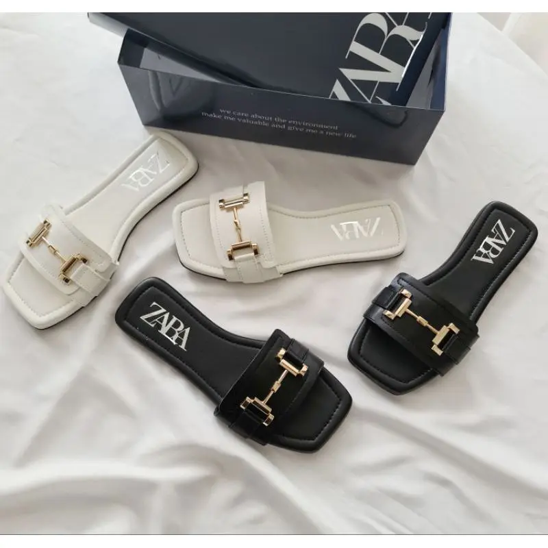 Sandal terbaru Sandal zara variasi sandal mewah