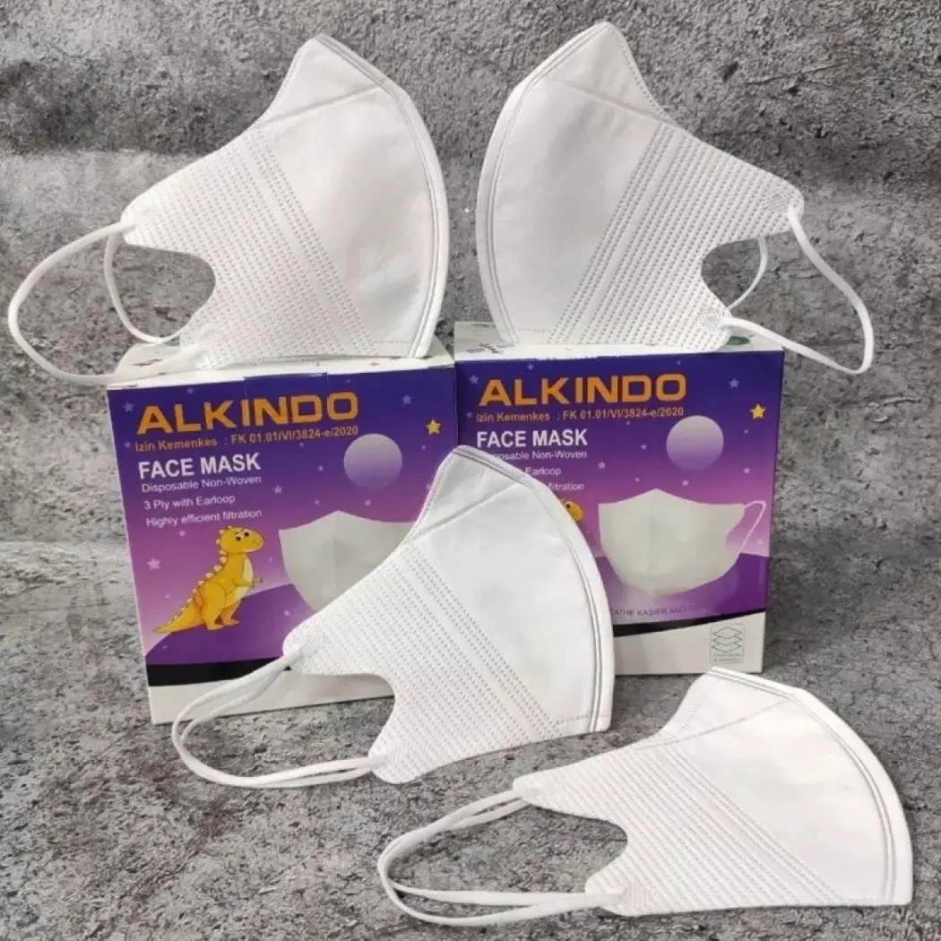 Masker Duckbill Anak 4 - 15 Tahun / Masker Earloop / 3 Ply
