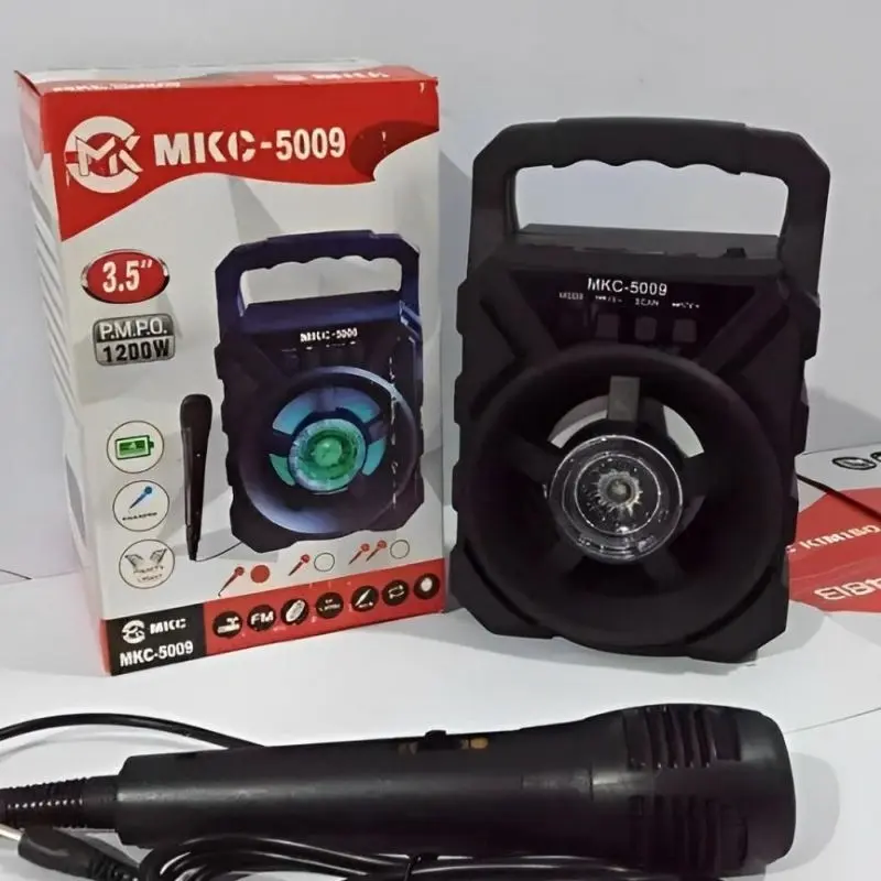 Speaker Bluetooth Xtm 5009 Free Mic Karaoke Radio Fm/Speaker Portable Mini Bluetooth 8