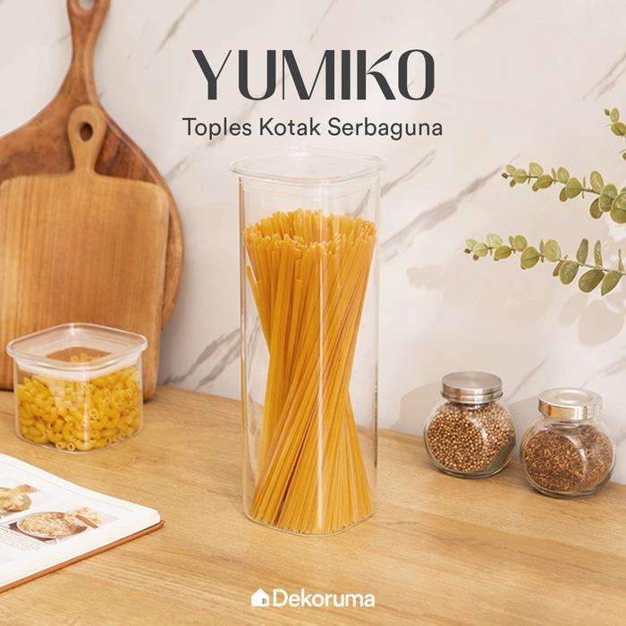 Gambar Dekoruma YUMIKO Toples Kotak Serbaguna / Toples Cemilan / Toples Jumbo Serbaguna 2200 ml dari Dekoruma Official Store Kab. Bekasi Tokopedia