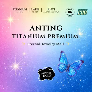 Anting 101-208 Fashion  Titanium Wanita Korean Style