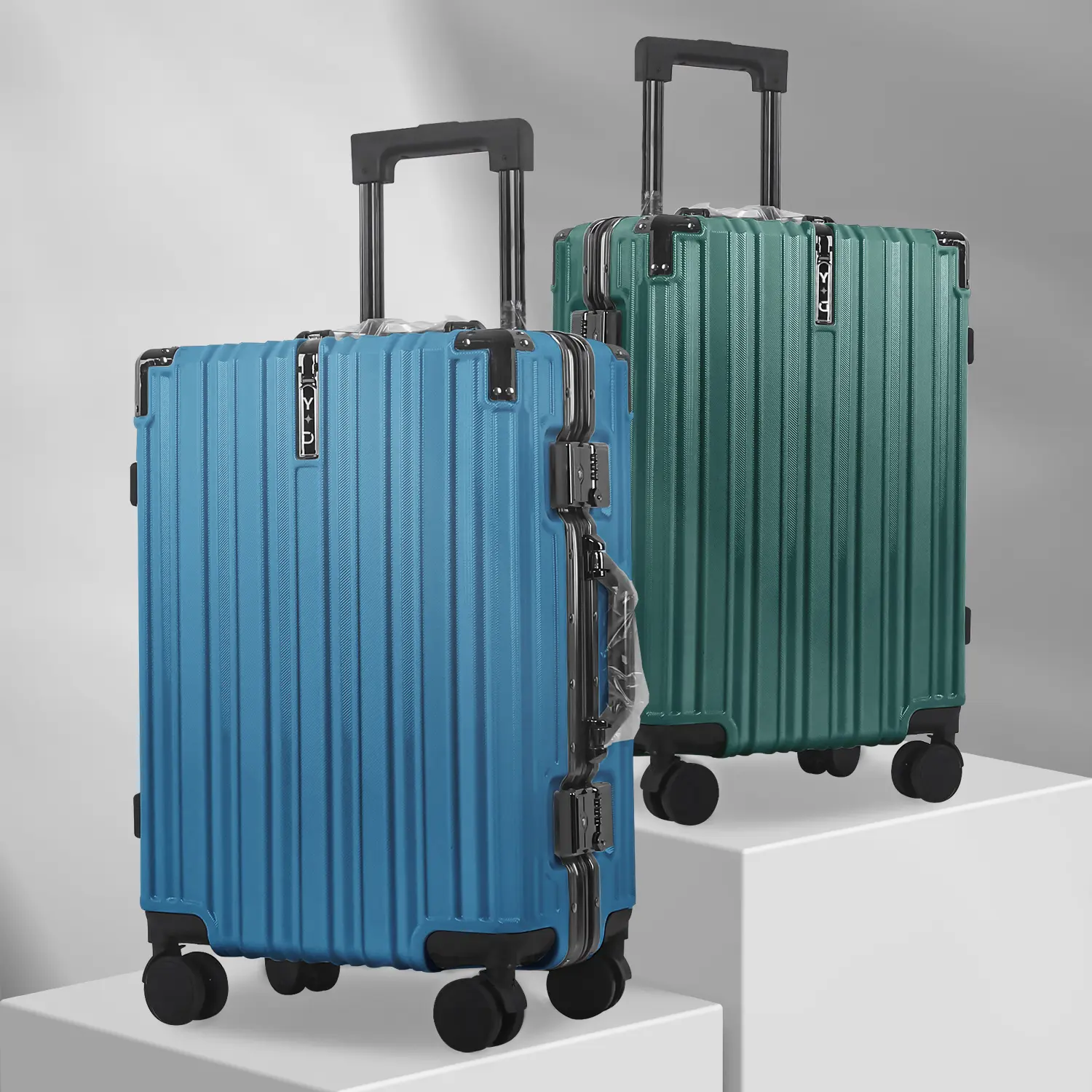 Jejak Koper Kabin Y39 Ukuran 20inch Luggage Traveltime Cabin Size TSA Lock Tahan Banting Roda 4 Kedap Suara