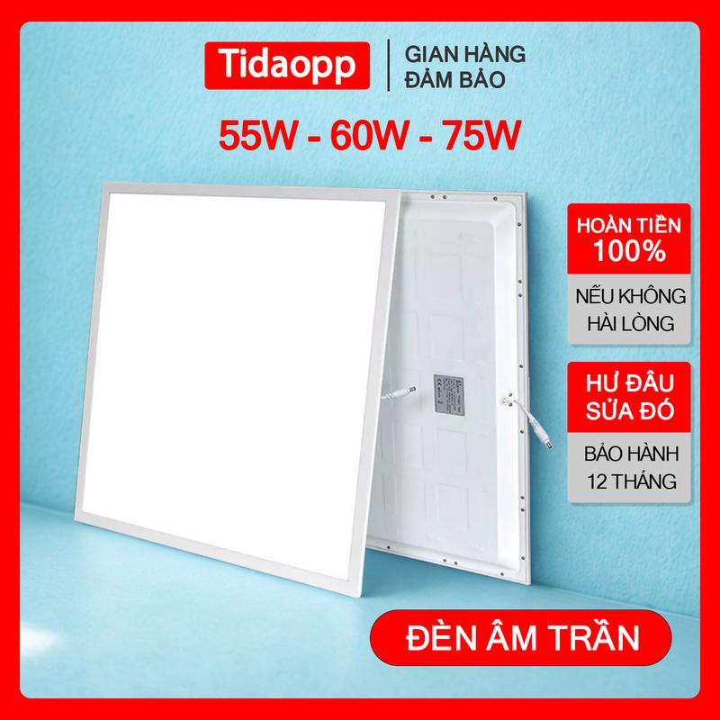  Đèn Led Panel 600×600mm 55W 65W 75W Đèn Âm Trần Tấm Vuông Thả Trần Thạch Cao Có Ánh Sáng Trắng - BH 1 Năm 