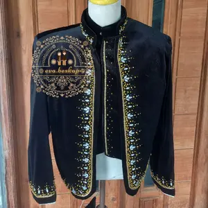 Beskap Bludru Modern Simpel//Beskap Pengantin Bludru