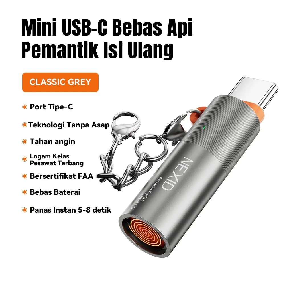 Abu-abu elegan(Versi tiup).Tidak support Samsung