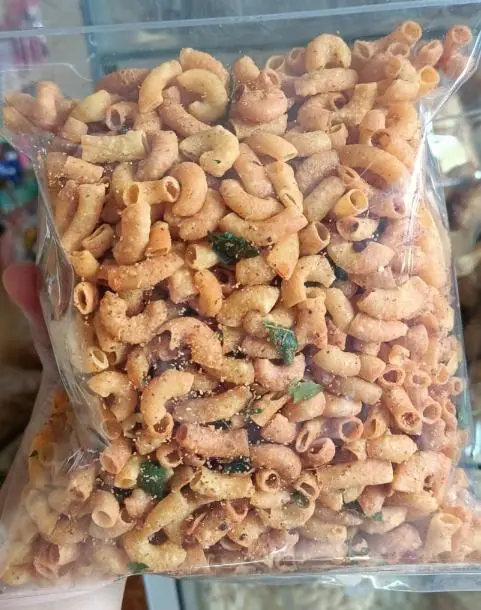 Makroni daun jeruk Cemilan Snack makroni kering Keripik Food