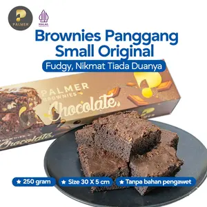 Brownies Panggang Small Original Palmer Bakery Size 30 x 5 cm 100 gram