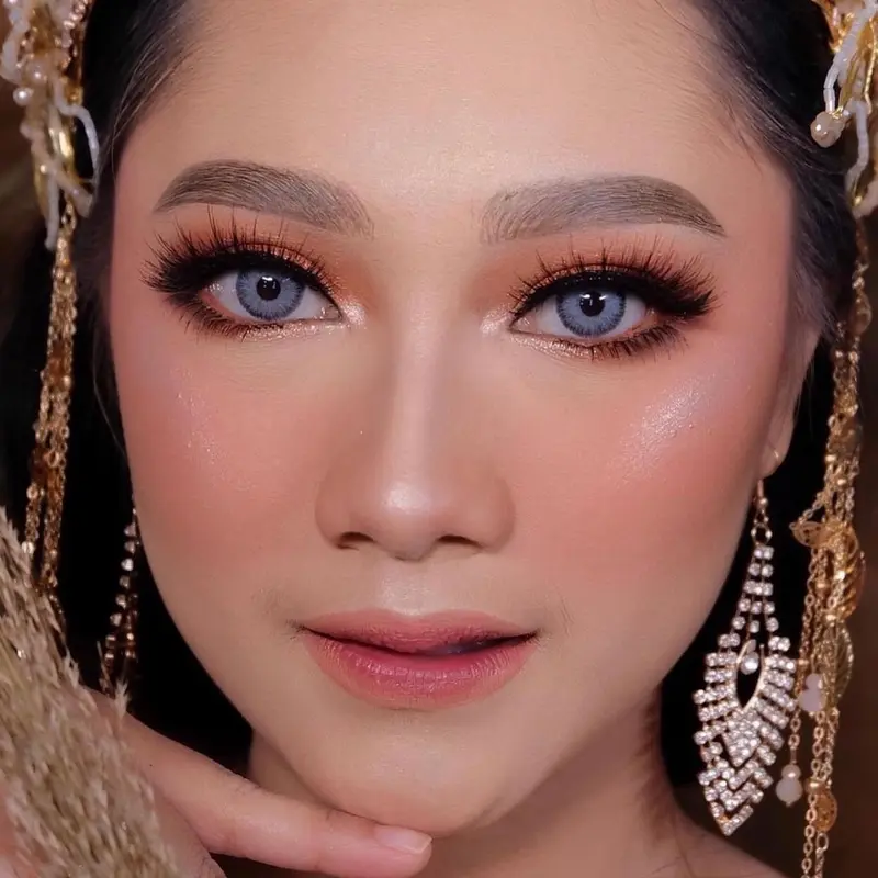 (Free case) Softlens Urban/Gel MTK Dm 14.5mm Softlens wedding Soflens Box Eye Lensa (Normal s/d -10.00) 6
