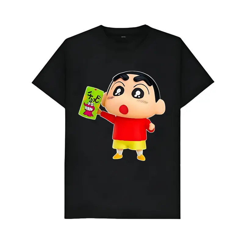 Baju Distro Streetwear Fashion Street Pria dan Wanita Hitam Katun Lembut Berkualitas Tinggi 5