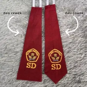 1PCS DASI ANAK SD LOGO BORDIR