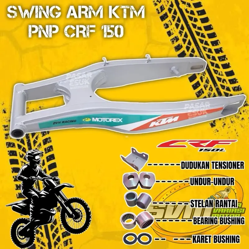 Swing Arm KTM panjang 66cm pnp HONDA CRF150L Swing arm replika KTM Pnp CRF 150 L