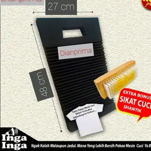 BONUS 1 SIKAT CUCI - PAPAN GILESAN CUCI BAJU / PAPAN GILESAN KARET
