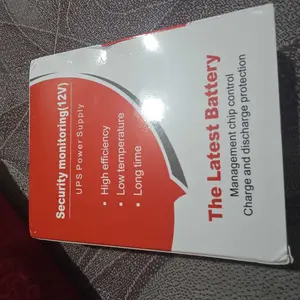 LUXARA UPS 12V 1.5A Mini UPS Baterai Cadangan - Anti Mati Listrik untuk WiFi Router Modem & Kamera CCTV Outdoor Tahan Air & Tahan Api, WiFi Tetap Nyala Saat Lampu Padam Darurat Rumah