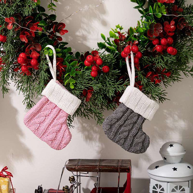 Product Introduction of Tất Dệt Kim, Đồ Trang Trí Giáng Sinh, Tất Treo Cây Thông Noel, Tất Giáng Sinh Mini, Mặt Dây Chuyền 34
