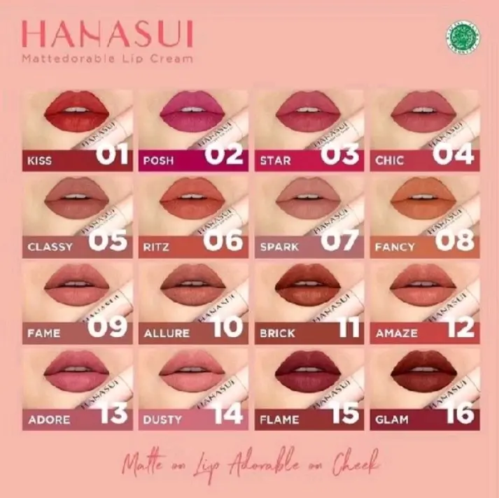 Hanasui Mattedorable Lip Cream / Lip Cream Matte 1