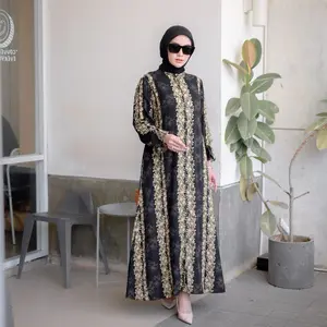 JUWITA LABEL - SYIFA Dress Gamis Motif Rayon