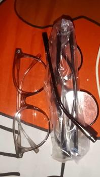 Product Review of Frame Kacamata Minus Lensa Anti Radiasi BM-AR007 Wanita Korea Bergaya Bingkai Transparan Frame Kacamata Komputer from m**8 0