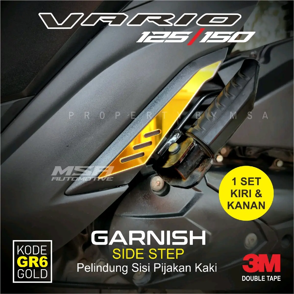 2 PCS PELINDUNG PIJAKAN KAKI ALL NEW VARIO 125 cc 150 cc TAHUN 2023 Motor
