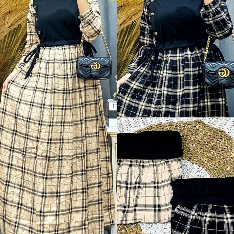 Gamis rajut impoert Premium Bunga 3