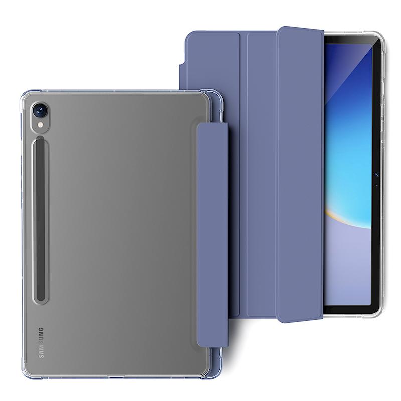 Ốp Cho Samsung Tab S9 S8 S7 S7 FE S6 Case iPad Air 4 5th iPad Thế Hệ Thứ 10 Phụ Kiện iPad Thế Hệ Thứ 7 8 9 Ốp Lưng Cứng Và Trong Suốt Cạnh Mềm Có Ngăn Đựng Bút Chì Chức Năng Tự Động Ngủ Đánh Thức LLTM