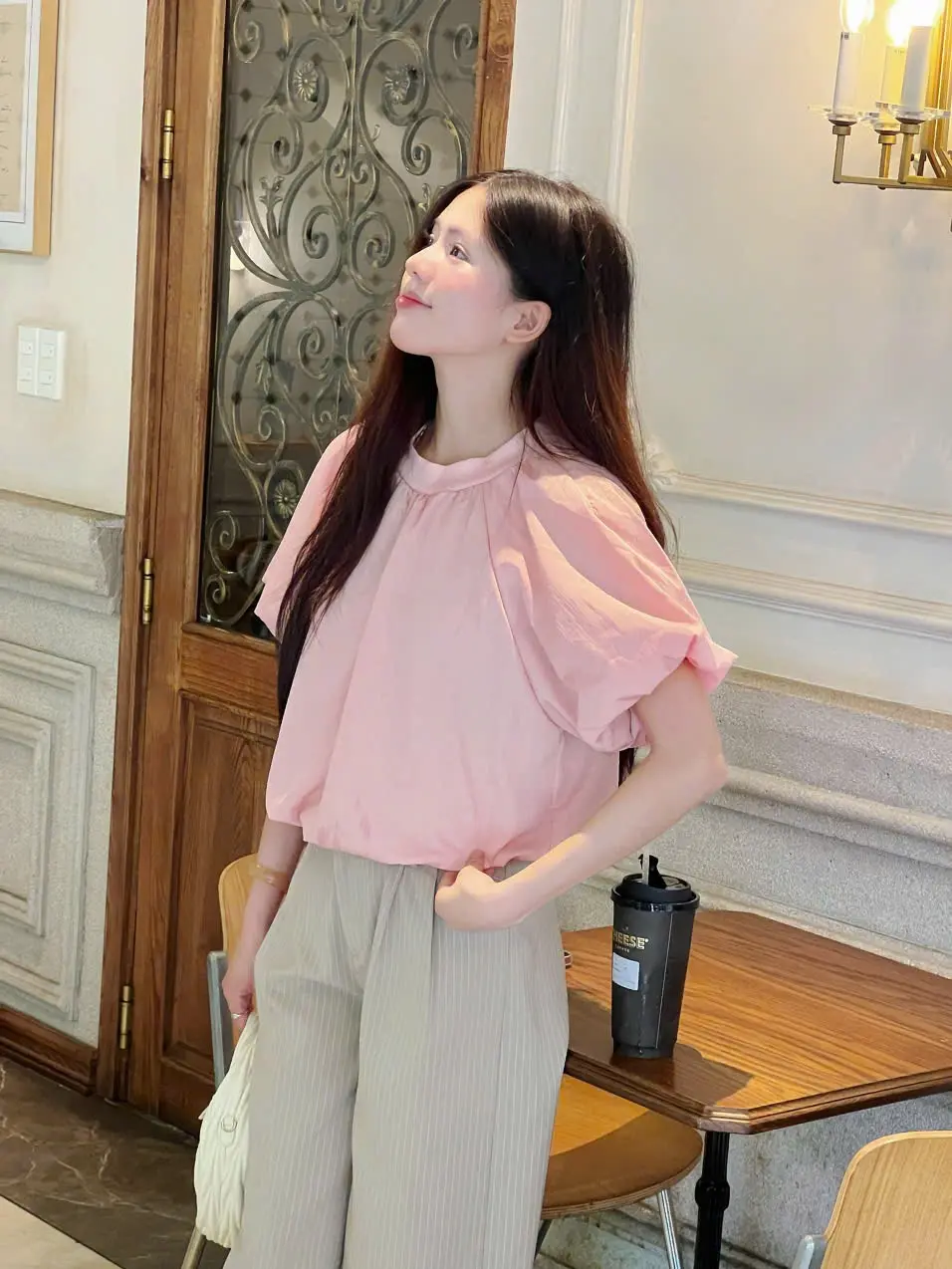 Áo kiểu dáng bồng cổ chun Miho House | BigBuy360 - bigbuy360.vn