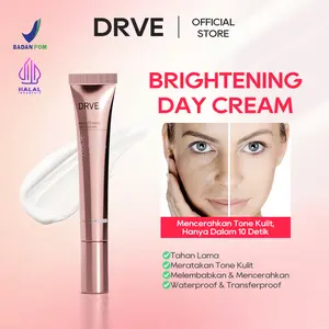 Drve brightening moisturizer day cream 1 dengan Kandungan Niacinamide Membantu mencerahkan kulit, melembabkan, menenangkan memperbaiki serta dapat menghilangkan kekeringan