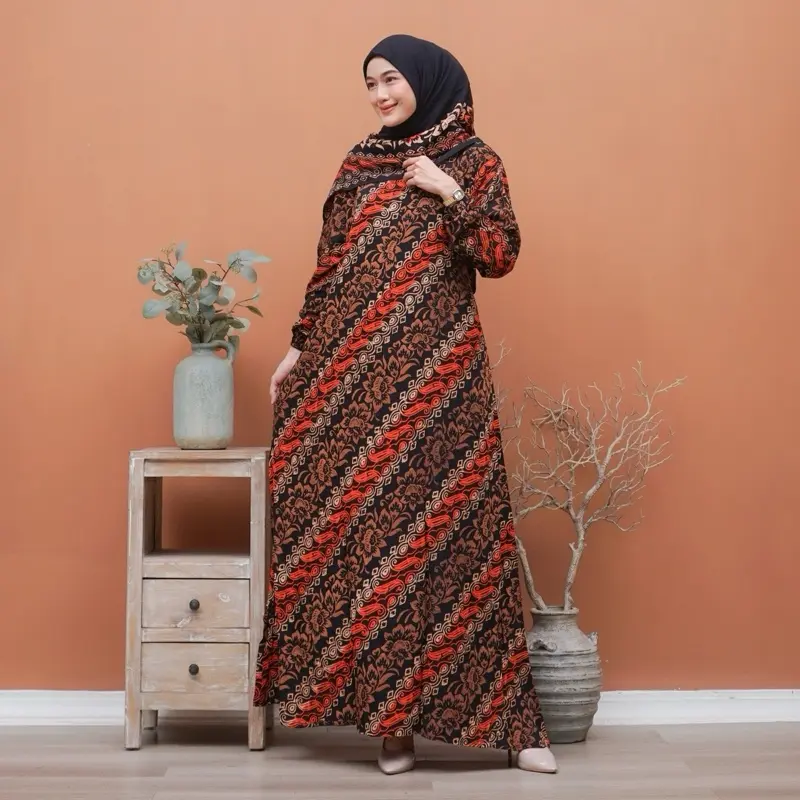 Set hijab soganan arumi orange