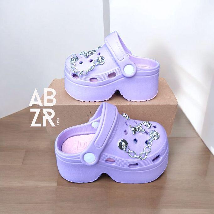 Baim Wedges Fuji Sandal Anak Perempuan EVA 26005 Terbaru Motif Rantai Bahan Karet Tebal Insole Nyaman Ringan Anti Licin Fashion Baim Wedges Fuji Sandal Anak Perempuan EVA 26005 Terbaru Motif Rantai Bahan Karet Tebal Insole Nyaman Ringan Anti Licin Fashion