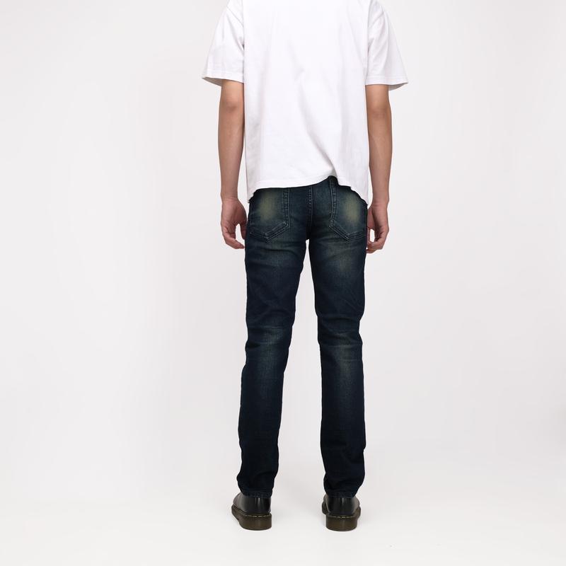 Rockmaker Celana Denim Selvedge Accent Emerald Slim Fit Jeans 1