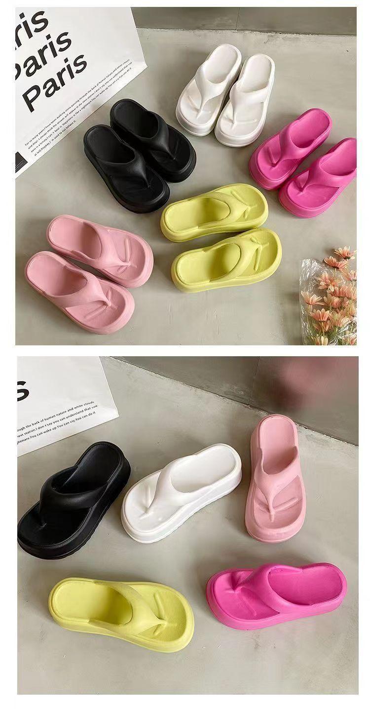 Product Introduction of Dép Xỏ Ngón Đế Dày Eva, Dành Cho Nữ, Chiều Cao Gót 6Cm, Đế Mềm Tăng Chiều Cao, Chống Trượt, Thời Trang Ins, Thích Hợp Mặc Ngoài Trời, Hàng Mới Về Mùa Hè 2024 9