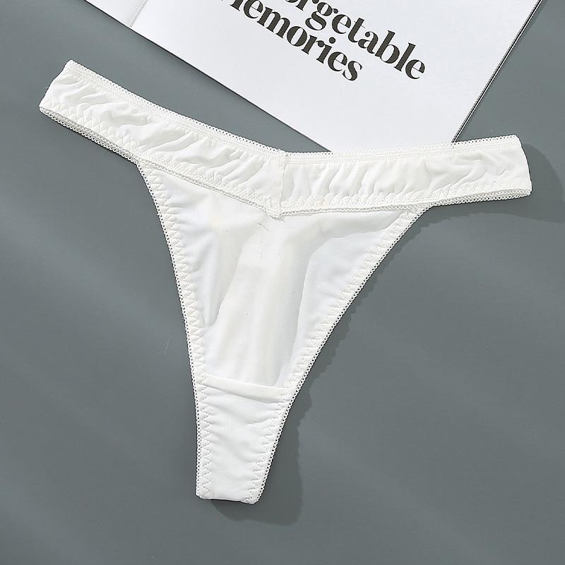 Product Introduction of Seamless Women Low Waist Female Briefs Fashion Ultra-thin Thongs Women Invisible Panties 2