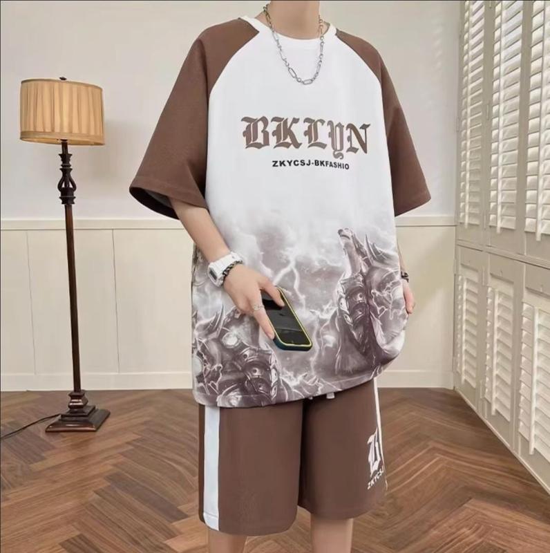 Setelan PRESSIONE SET Baju dan Celana Pendek Unisex Pria Wanita dengan Fit yang Nyaman dan Keren Kaos Motif Dewasa 6